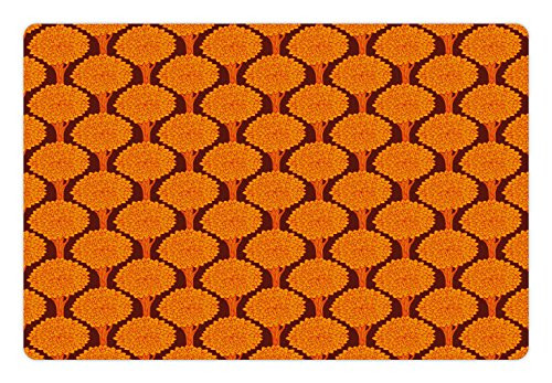 Ambesonne Tree Pet Mat for Food and Water, Abstract Vibrant Color Forest Pattern Autumn Season Wildlife Modern Artwork, Rectangle Non-Slip Rubber Mat for Dogs and Cats, Orange Chestnut Brown Ambesonne Tree Pet Mat for Food and Water, Abstract Vibrant Color Forest Pattern Autumn Season Wildlife Modern Artwork, Rectangle Non-Slip Rubber Mat for Dogs and Cats, Orange Chestnut Brown
