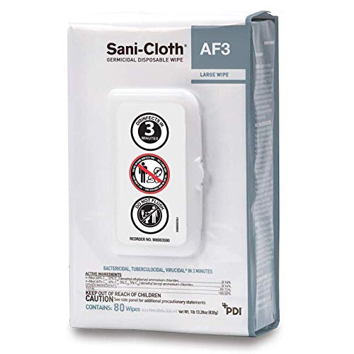 Pdi Sani-Cloth Af3 Germicidal Disposable Wipe, 80/Canister
