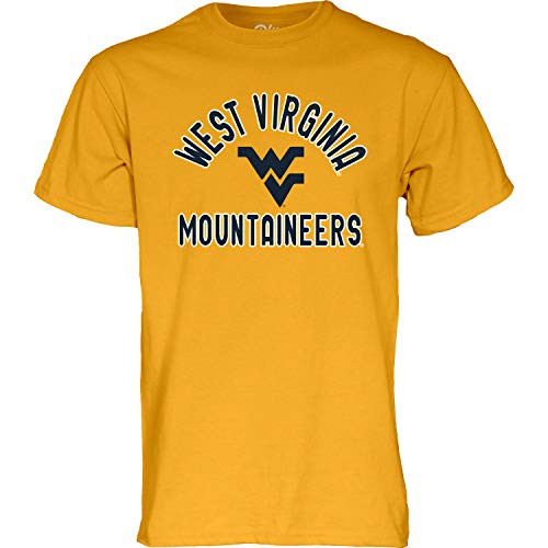 Blue 84 NCAA West Virginia Mountaineers Mens T Shirt Line Up Secondary Color, West Virginia Mountaineers Gold, Medium Blue 84 NCAA West Virginia Mountaineers Mens T Shirt Line Up Secondary Color, West Virginia Mountaineers Gold, Medium