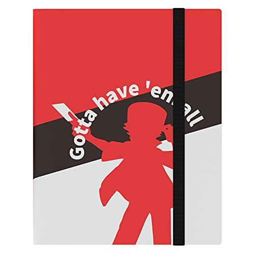 Rayvol 9-Pocket Trading Card Binder Compatible With Pokemon Cards, Fit 360 Cards Side Loading Card Collection Album for TCG -Trainer