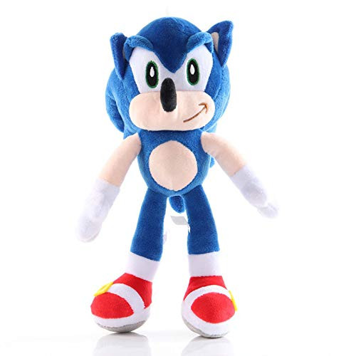 Sonic Plush 11" Sonic Hedgehog Toy, Sonic The Hedgehog Plush Figure, Sonic Cute Doll Gift for Boys Girls -Blue-