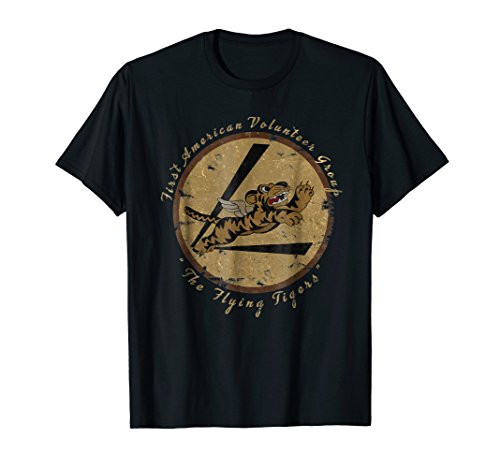 "Flying Tigers Squadron" WWII Vintage Insignia T-Shirt