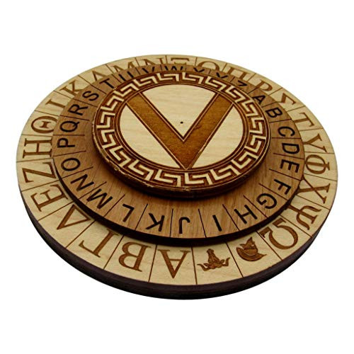Spartan Cipher Wheel - Escape Room Prop - Secret Decoder Ring