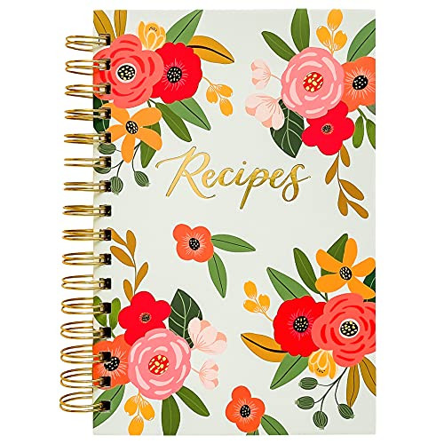 Teal Petal Blank Recipe Book To Write In Your Own Recipes - Recipe Notebook, Hardcover Recipe Journal Keepsake Cookbook for Organizing Recipes, Journal for Women 5.75x8.75" Floral Teal Petal Blank Recipe Book To Write In Your Own Recipes - Recipe Notebook, Hardcover Recipe Journal Keepsake Cookbook for Organizing Recipes, Journal for Women 5.75x8.75" Floral