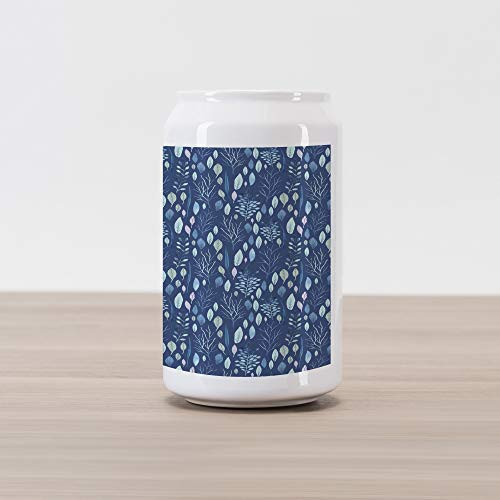 Ambesonne Blue Cola Can Shape Piggy Bank, Watercolor Style Floral Elements Herbs and Leaves Pastel Botanical, Ceramic Cola Shaped Coin Box Money Bank for Cash Saving, Blue Pale Blue Pale Mauve Ambesonne Blue Cola Can Shape Piggy Bank, Watercolor Style Floral Elements Herbs and Leaves Pastel Botanical, Ceramic Cola Shaped Coin Box Money Bank for Cash Saving, Blue Pale Blue Pale Mauve