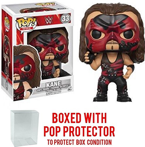Funko Pop! WWE Kane Exclusive Vinyl Figure (Bundled with Pop BOX PROTECTOR CASE)