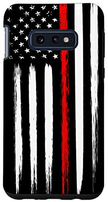 Galaxy S10e Firefighter Phone Case Thin Red Line American Flag Fireman Case Galaxy S10e Firefighter Phone Case Thin Red Line American Flag Fireman Case