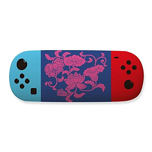 Japanese Culture Red Flower Storage Glasses Case Creative Game Shell Holder