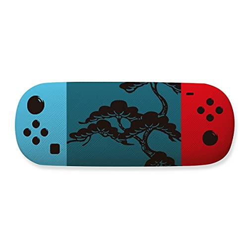 Painting Japanese Culture Blue Storage Glasses Case Creative Game Shell Holder