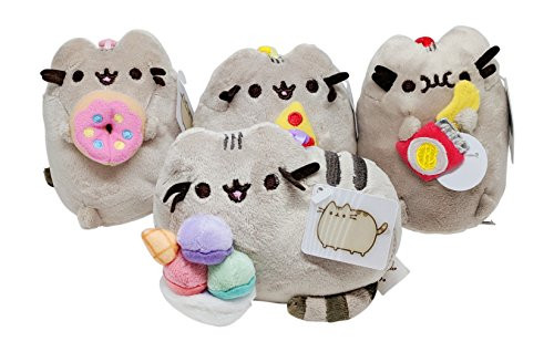 NEW Pusheen Backpack Clip Gift Set  Sundae, Donut, Pizza and Potato Chip, Gift For Pusheen Lover, Gift Wrapped