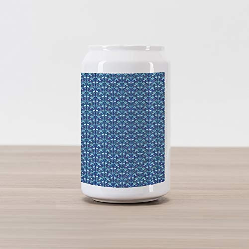 Ambesonne Floral Cola Can Shape Piggy Bank, Pumpkin and Bindweed Pattern with Vertical Wavy Branches in Blue Tones, Ceramic Cola Shaped Coin Box Money Bank for Cash Saving, Multicolor Ambesonne Floral Cola Can Shape Piggy Bank, Pumpkin and Bindweed Pattern with Vertical Wavy Branches in Blue Tones, Ceramic Cola Shaped Coin Box Money Bank for Cash Saving, Multicolor