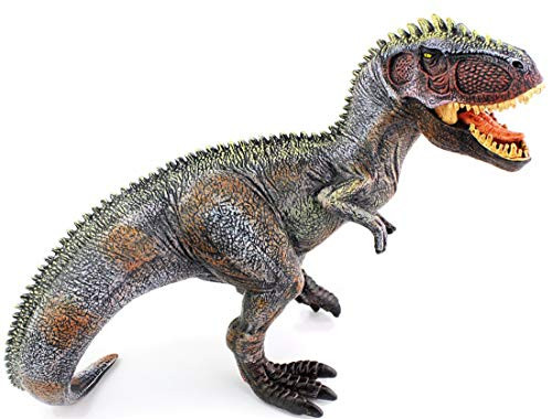 Gemini and Genius Jurassic Park Dinosaur World Super Colossal Giganotosaurus Rex with Movable Mouth Realistic Dinosaur Figurine Storytelling, Birthday Cake Topper, Role Playing,Collection Dinos for Kids