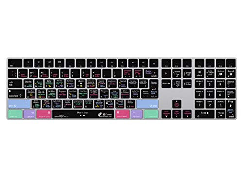 Logic Pro X Keyboard Cover for Apple Magic Keyboard with NumPad