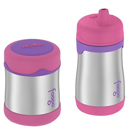 Thermos FOOGO Pink 10oz. Food, 10oz. Bottle Container Set