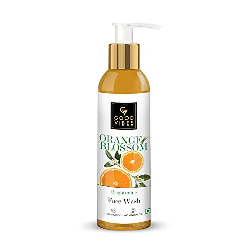 Good Vibes Skin Brightening Face Wash, Orange Blossom -120 Ml- Good Vibes Skin Brightening Face Wash, Orange Blossom -120 Ml-