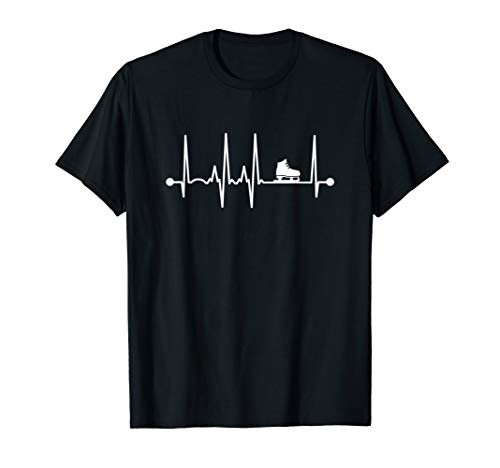 Ice Skater Heartbeat Figure Skating Gifts T-Shirt Ice Skater Heartbeat Figure Skating Gifts T-Shirt