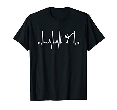 Figure Skater Heartbeat Figure Skating Gifts T-Shirt Figure Skater Heartbeat Figure Skating Gifts T-Shirt