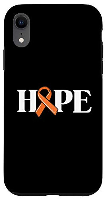iPhone XR Leukemia Cancer Awareness Items Cancer Hope Orange Ribbon Case iPhone XR Leukemia Cancer Awareness Items Cancer Hope Orange Ribbon Case