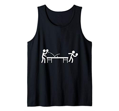Ping Pong Table Tennis Stick Figures Pingpong Player Tank Top Ping Pong Table Tennis Stick Figures Pingpong Player Tank Top