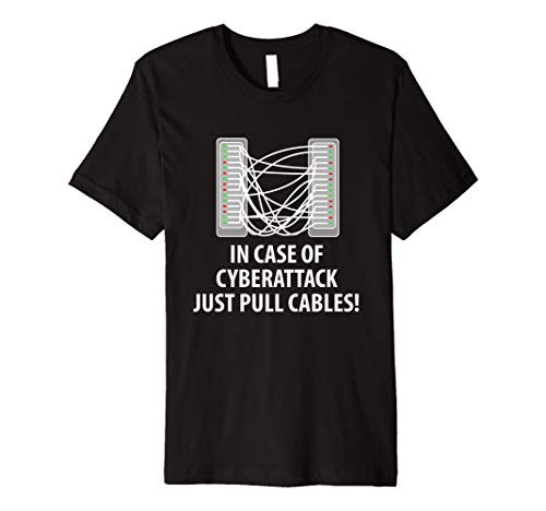 In case of Cyber attack Sarcastic security hacker tips Premium T-Shirt