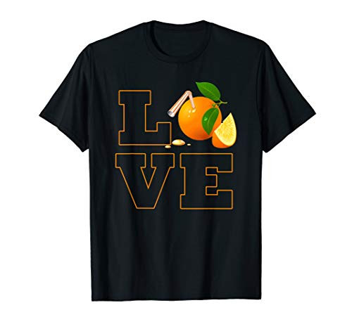 I Love Orange Juice T-shirt, Orange Juice Lovers Shirt