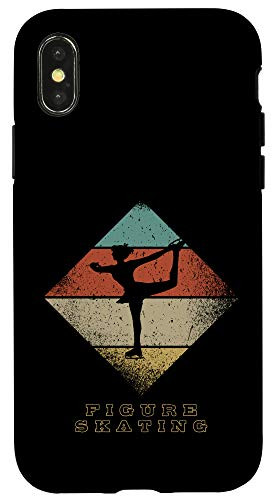 iPhone X/XS Retro Figure Skater 1960's 1970's Style Figure Skating Case
