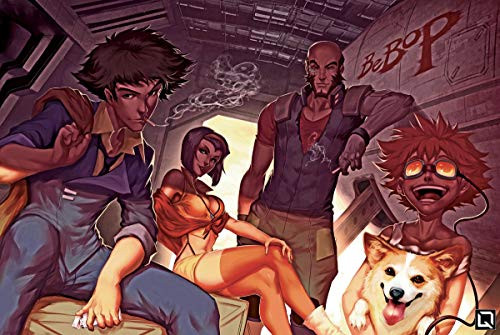 Cowboy Bebop Poster/Cowboy Bebop - Edward  and  EIN/Spike Spiegel  and  Faye Valentine/Cowboy Bebop gifts