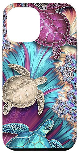 iPhone 12 Pro Max Magic Sea Turtles Hawaii Summer Beaches Blue Ocean Case