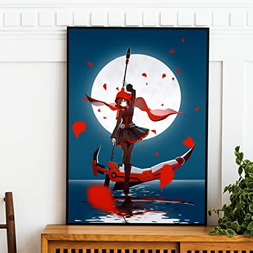 RWBY weapon POSTER/Ruby Rose RWBY figure poster