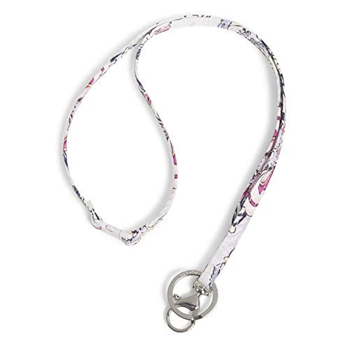 Vera Bradley Women's Signature Cotton Breakaway Lanyard, Hummingbird Park, One Size