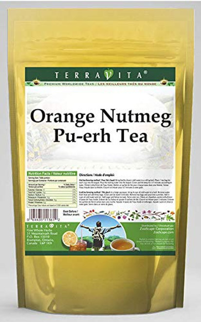 Orange Nutmeg Pu-erh Tea -25 tea bags, ZIN- 540265- Orange Nutmeg Pu-erh Tea -25 tea bags, ZIN- 540265-