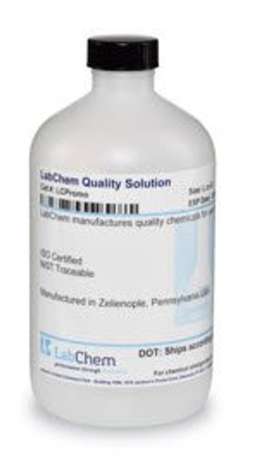 LabChem LC170101 Methyl Orange Solution, 0.1 percent -AQ-, 500 mL Volume