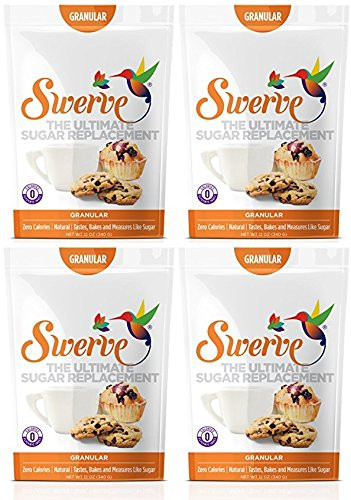 Swerve Granular Sweetener: The Ultimate Sugar Replacement (12oz Pack of 4)