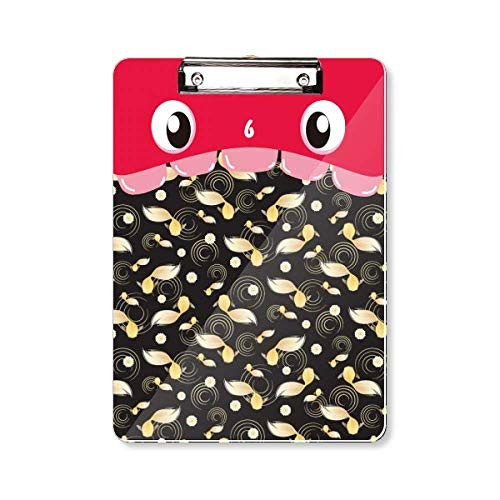Ripple Flowers Repeat Japan Mouth Clipboard Folder File Pad Backing Plate A4