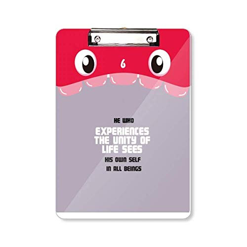 See Youself in Beings Blessing Quote Culture Mouth Clipboard Folder File Pad Backing Plate A4 See Youself in Beings Blessing Quote Culture Mouth Clipboard Folder File Pad Backing Plate A4