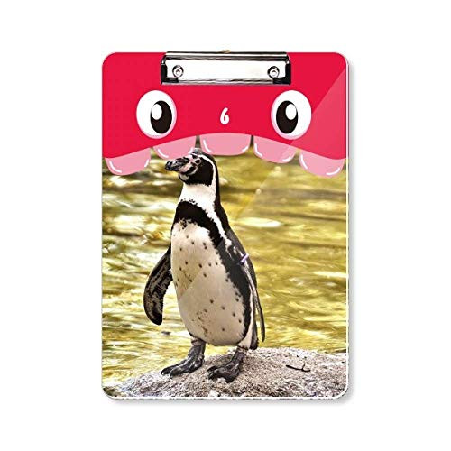 Southern Ocean Penguin Antarctic Science Nature Mouth Clipboard Folder File Pad Backing Plate A4