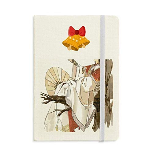 China Chinese Archaic Man Figure Pattern Notebook Journal mas Jingling Bell