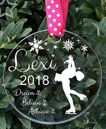 Figure Skating Ornament, Ice Skating Ornament, Ice Skater Ornament, Figure Skater Gifts, Figure Skater Ornament, Figure Skating Gifts