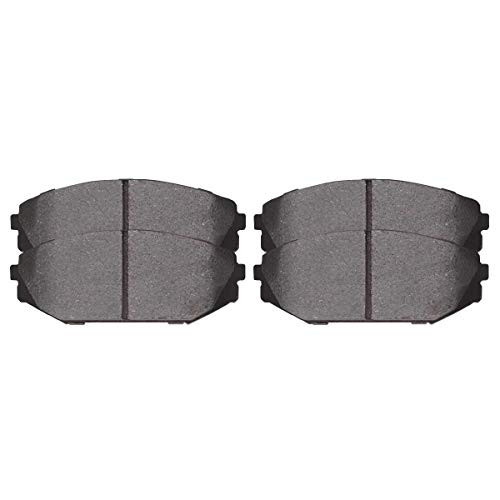 AutoShack SMK793 Front Driver and Passenger Side Semi-Metallic Disc Brake Pad Set Replacement for 1999 2000 2001 2002 2003 2004 Honda Odyssey 2001-2002 Acura MDX 3.5L AWD FWD