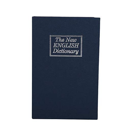 Unibell 1Pc Security Lock Dictionary Safe Secret Book Cash Money Jewellery Hidden Locker Box-Dark Blue-