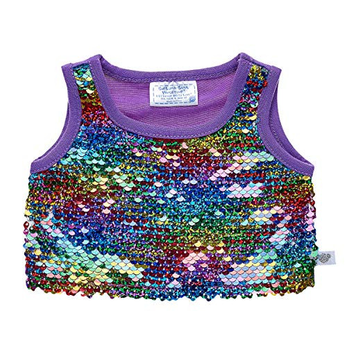 Build A Bear Workshop Reversible Rainbow Sequin Tank Top