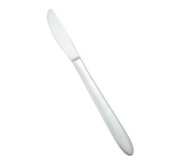 Winco 0019-08 Dinner Knife, Stainless Steel, Heavy Weight, Mirror Finish, Flute Pattern - Dinner