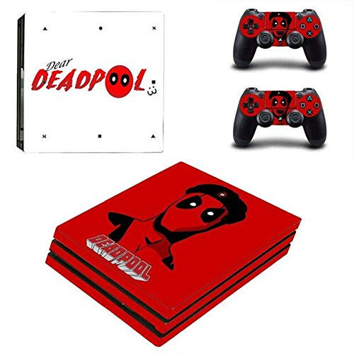 PS4 Pro Console Skin Set Vinyl Decals Stickers for Playstation 4 Pro Console Dualshock 2 Controllers Film -PS4 Pro Only- by BALAKRISHNA THAKUR