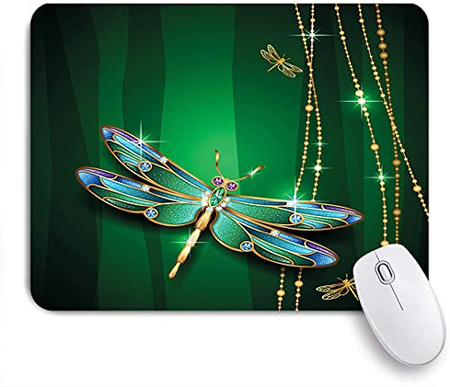 NOLYXICI Gaming Mouse Pads,Elegance Vivid Figures in Gemstone Crystal Diamond Featured Artsy Effects,Non-Slip Rubber Base Mouse Mats for Laptop,Computer,Home,Office Mousepad 9.5"x7.9"