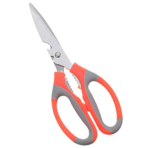 Kitchen Scissors, Kitchen Shears Stainles Steel Kitchen Scissors Multifunctional Poultry Kitchen Scissor Nutcracker Bottle opener Bone Cutter Cook Tool shear cut Poultry Shears, Cooking Scissors