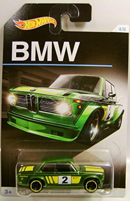 BMW 2002 GREEN 4/8 BMW SERIES HOT WHEELS HW DIECAST 2016