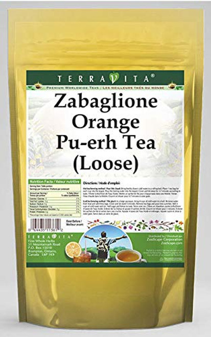 Zabaglione Orange Pu-erh Tea -Loose- -8 oz, ZIN- 536271-