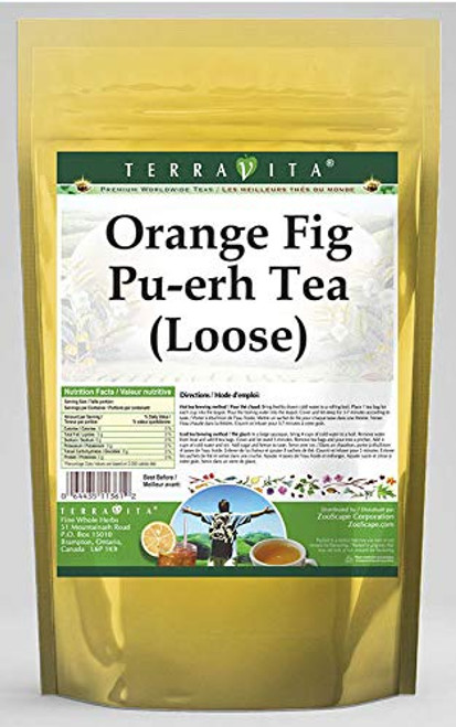 Orange Fig Pu-erh Tea -Loose- -8 oz, ZIN- 534938-