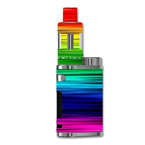 Decal Sticker Skin WRAP Rugged Rainbow Art for Eleaf iStick Pico 75W TC