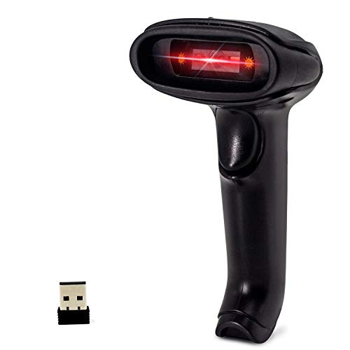 BTWireless 2D Barcode Scanner, Alacrity Handheld USB Wireless 1D 2D Bar Codes Scanner Imager for Mobile Payment Computer Screen Scan for POS Android iOS iMac Ipad System